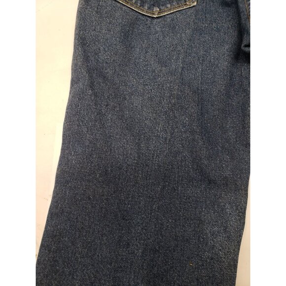 Wrangler Twenty X Women’s Size 9/10 x 32 Straight Leg Denim Dark Wash Jeans - Picture 14 of 16